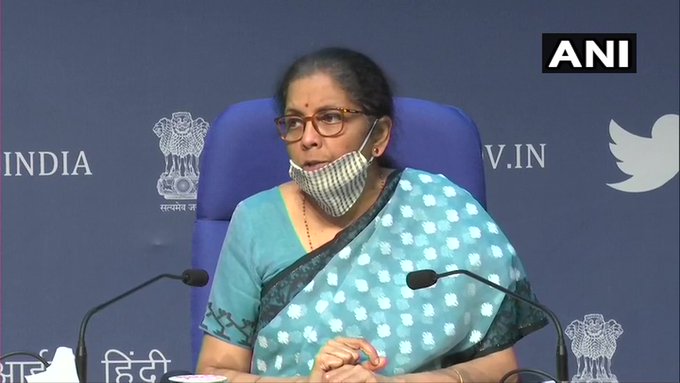 Nirmala Sitharaman's briefing begins: 'Economic package is to build self-reliant India'