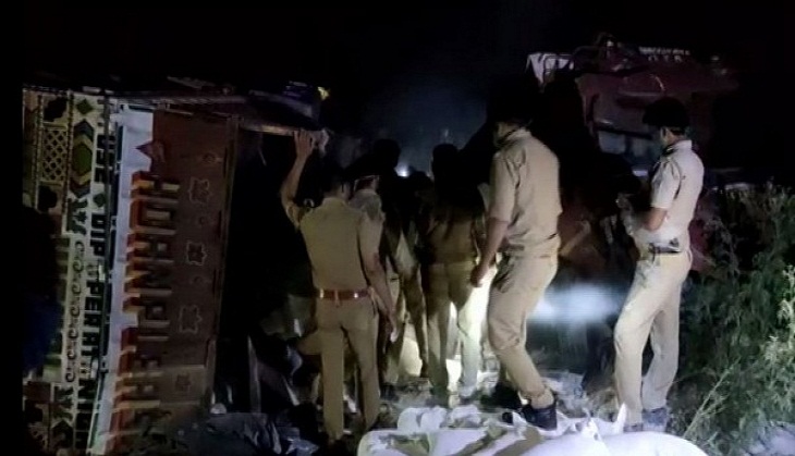 UP accident: 24 killed after two trucks collide in Auraiya