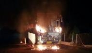 Road mishap in Gujarat: Bus catches fire on Ahmedabad-Vadodara expressway, all passengers rescued