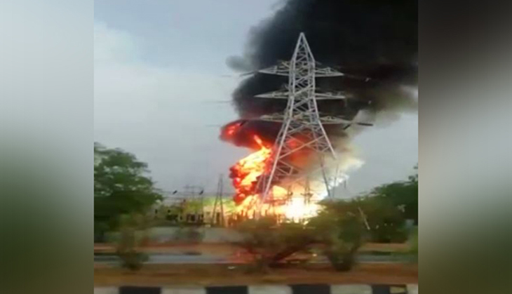 Telangana: Fire breaks out at electricity substation in Nalgonda