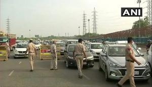 Lockdown 4.0: Heavy traffic movement at Delhi-Gurugram border; Police check passes, IDs of commuters 