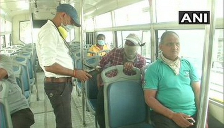 #Unlock1: Bus services resume in Gujarat after almost two months