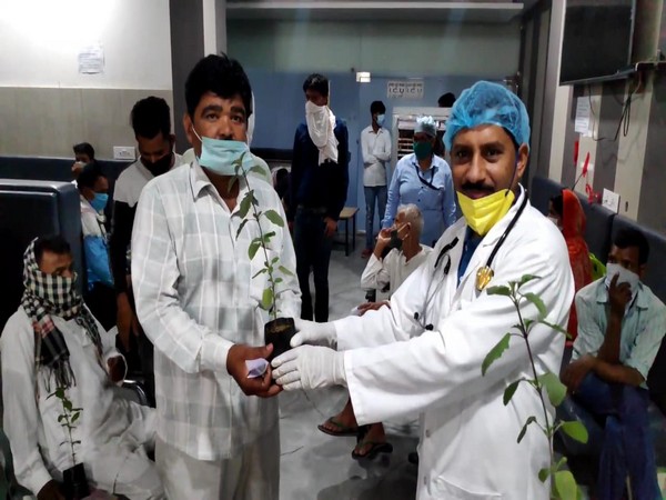 World Environment Day: Moradabad doctor gives plants to patients, makes them pledge to save environment