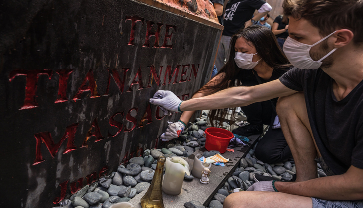 On 31st anniversary of Tiananmen Square massacre, US says 'slaughter by China not forgotten'