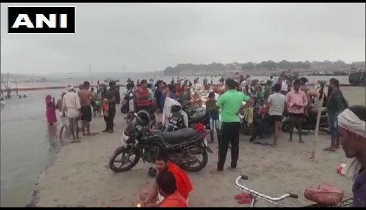  UP: Devotees take holy dip in Triveni Sangam at Prayagraj 