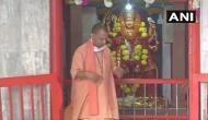 UP Chief Minister Yogi Adityanath offers prayers at Gorakhnath Temple