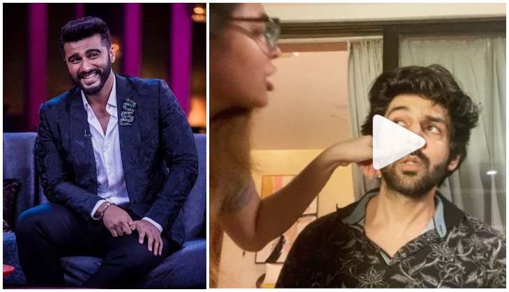 Arjun Kapoor calls Kartik Aaryan's mom ‘lockdown star’ after she trolls Love Aaj Kal actor over #GibSibChallenge