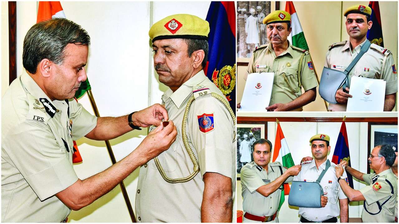 Delhi Police awards policemen for their exemplary work