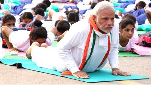 Yoga goes beyond race, colour, gender and faith: PM Modi 