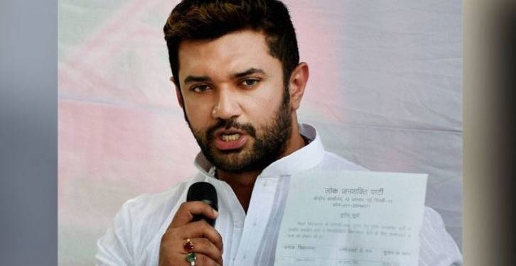 LJP MPs to meet Om Birla at 3pm today over removal of Chirag Paswan as LS leader: Sources 