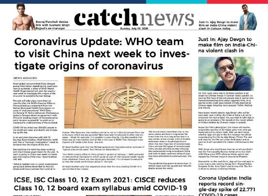 5th July Catch News ePaper, English ePaper, Today ePaper, Online News Epaper