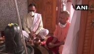 First Monday of Sawan 2020: UP CM Yogi Adityanath offers prayers at Mansarovar Temple in Gorakhpur
