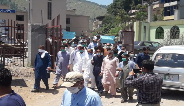 protest in Pok