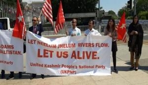 Protest against China, Pakistan held in PoK against illegal construction of dams