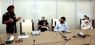 Rajnath Singh reviews ongoing projects at borders with BRO chief