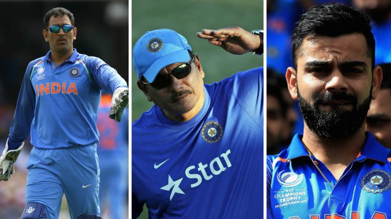 Virat Kohli, Ravi Shastri extend wishes as 'Captain Cool' turns year older