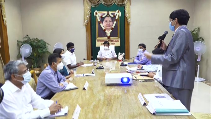 Tamil Nadu CM, Central team holds COVID-19 review meeting 