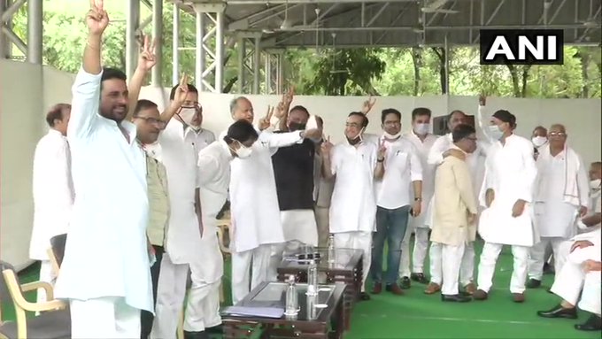 Rajasthan: CLP passes resolution accusing BJP of destabilising Gehlot govt