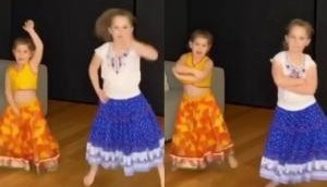 David Warner's daughters seen shaking their legs to hit bollywood number [watch]