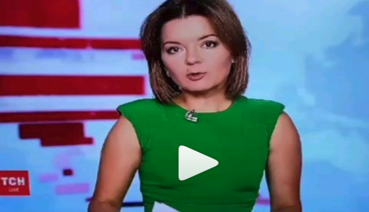 Watch: Ukrainian news anchor’s tooth falls out on live TV, and she doesn’t miss a beat