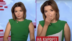 Oh No! News anchor's front tooth fall during live show; video goes viral