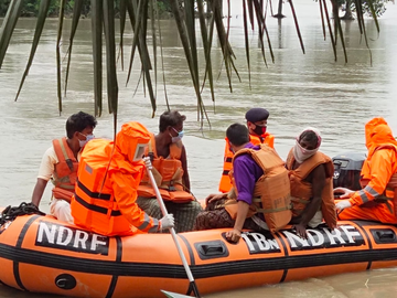 Assam: NDRF team evacuate villagers, livestock in flood-affected Barpeta