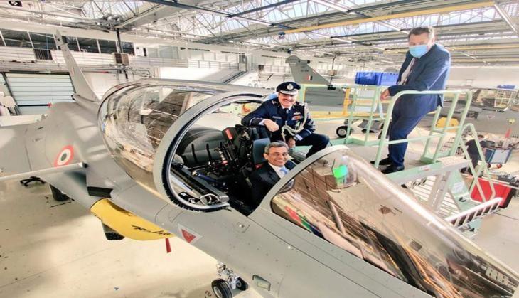 Hilal Ahmad Rather with Rafale