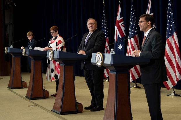 US-Australia reaffirm commitment to Quad consultation with India, Japan; slam China for its actions in Hong Kong