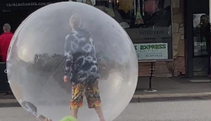 Viral Video: Man Walks Around In Giant Plastic Bubble Amid Pandemic