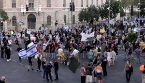 Massive protests against Benjamin Netanyahu in Jerusalem