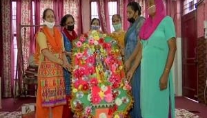 Chandigarh women prepare 7-feet-long eco-friendly rakhi for Lord Hanuman's statue 