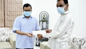 Arvind Kejriwal hands over Rs 1 crore cheque to family of doctor who died of COVID-19 