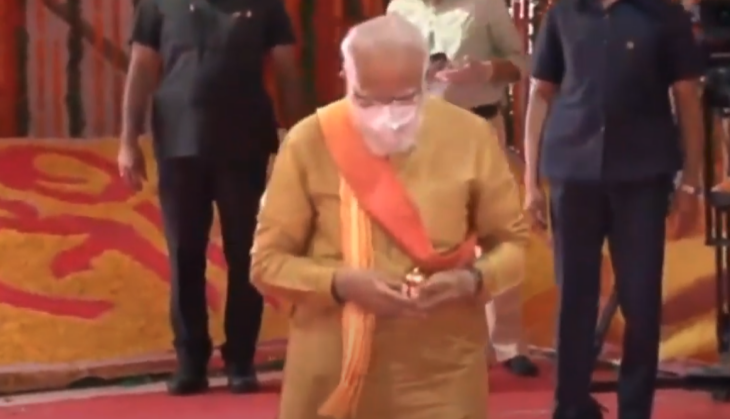 Ram Mandir Bhumi Pujan: Prime Minister Narendra Modi performs 'Bhoomi Pujan' brought special Kalash