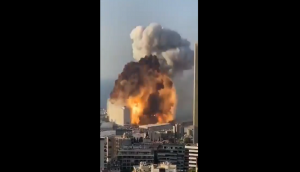 Beirut blast: Scary videos of explosion go viral on social media: WATCH