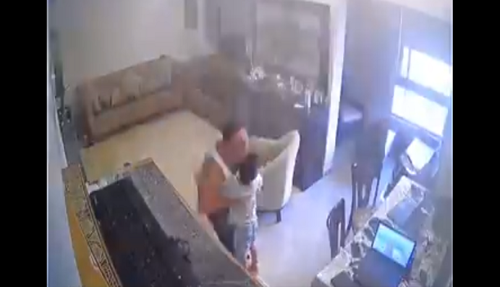Beirut Blast: Terrified father tries to save his son from explosion; spine-chilling video goes viral