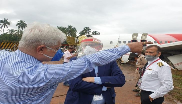 Kerala plane crash: Air India CMD takes stock of situation at site