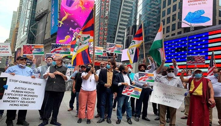 America Protest Against Communist China: Vietnamese, Tibetans, Taiwanese join Indians at Capitol Hill