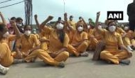Ludhiana: Nurses of pvt hospital protest over pay, working hours 