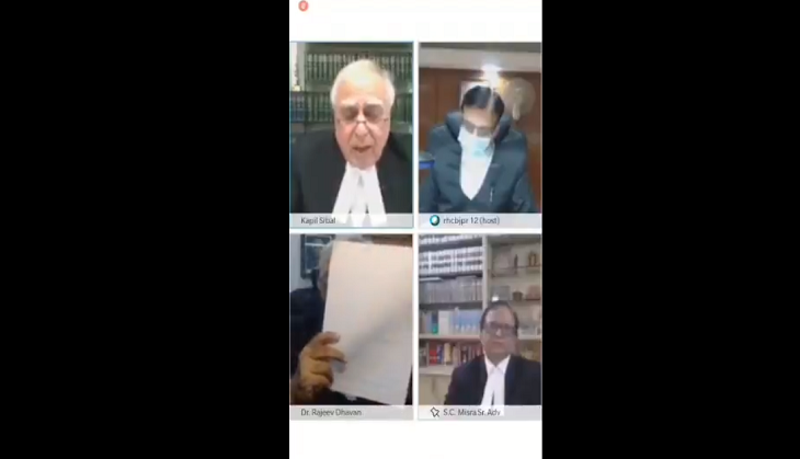 Senior advocate caught on camera smoking hookah during virtual hearing of Rajasthan HC