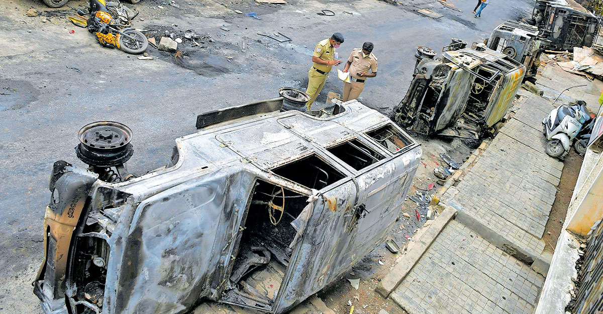 Bengaluru Violence: 60 more including BBMP corporator's husband arrested