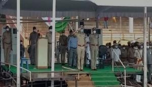 Andhra Pradesh: DGP, others inspect I-Day preparations at IGM Stadium in Vijayawada 