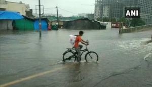 Gujarat: Waterlogging in parts of Surat post heavy rainfall