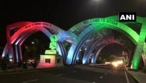 I-Day 2020: Noida entry gate at Delhi-UP border lit up in tricolour 