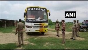 Passenger bus allegedly hijacked from Agra found in Etawah
