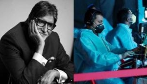 Amitabh Bachchan begins shooting for KBC amidst 'a sea of blue PPE'