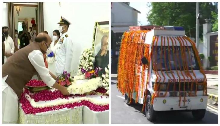 Mortal remains of Pranab Mukherjee taken to his Delhi residence 
