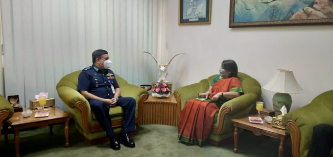 Indian envoy in Bangladesh meets BAF chief, discusses defence cooperation