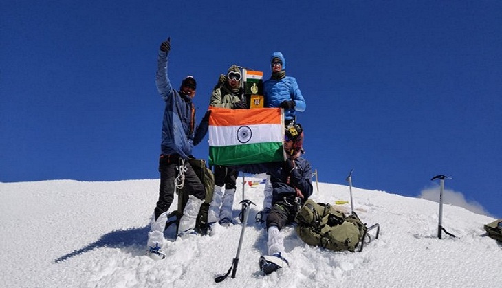 ITBP mountaineers successfully climb Leo Pargil peak in Himachal 