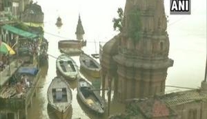 UP: As river Ganga rises ghats in Varanasi submerged 