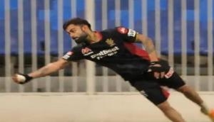 Virat Kohli leaves fans in awe after pulling off acrobatic catch in RCB's practice session [watch]